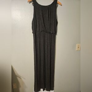 Loft maxi dress grey size large